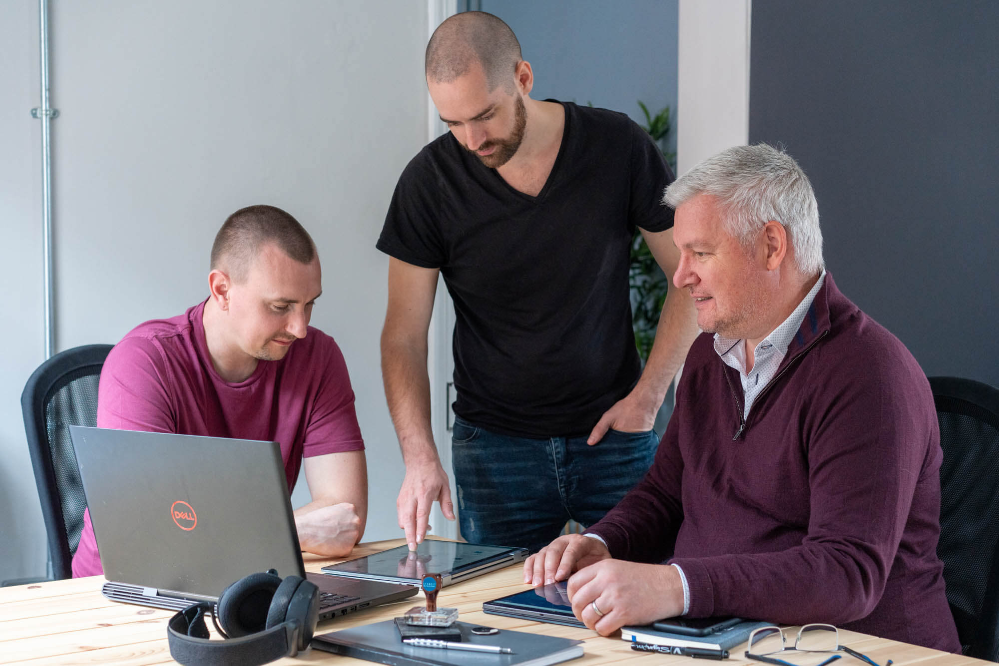 COHO Founders, Liam Cooper, Vann Vogstad, Jon Hurley (L to R)