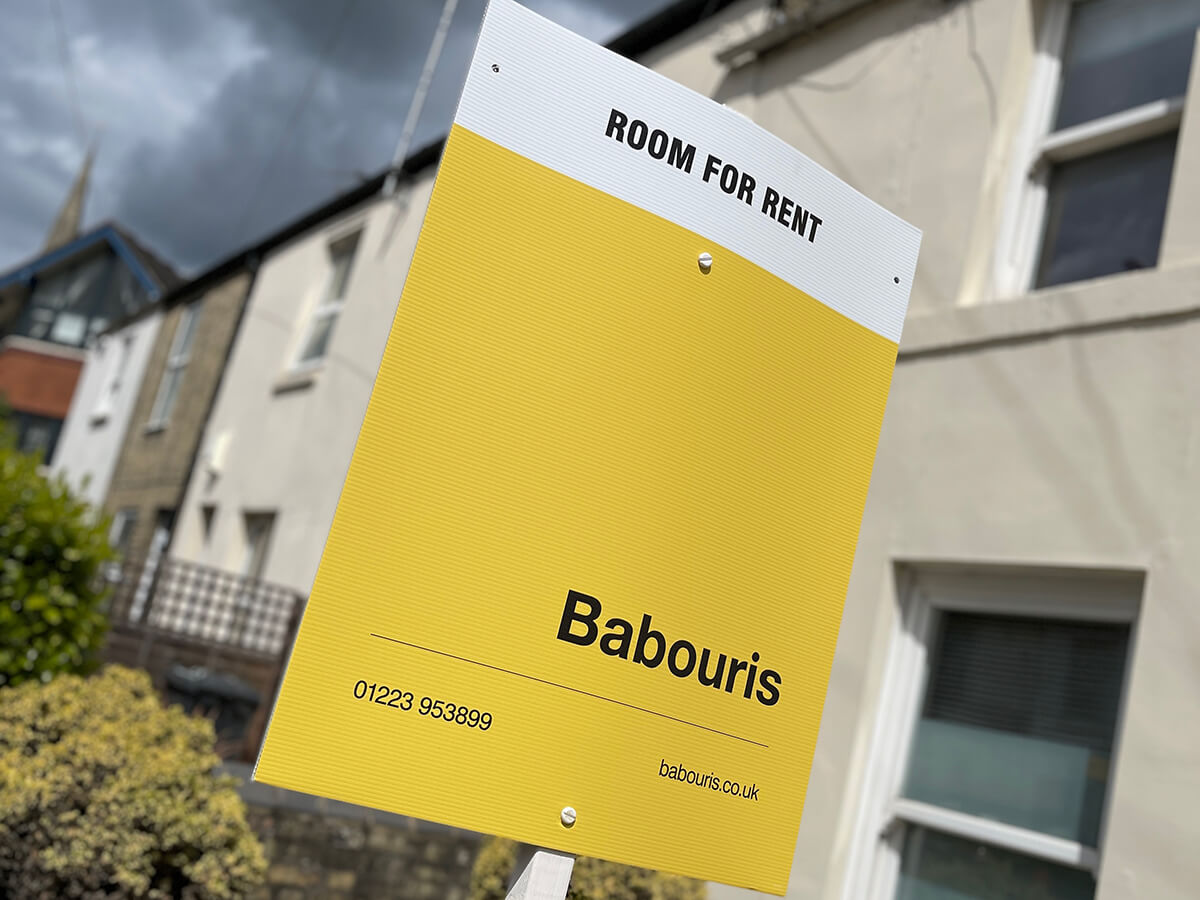 Room for Rent sign by Babouris